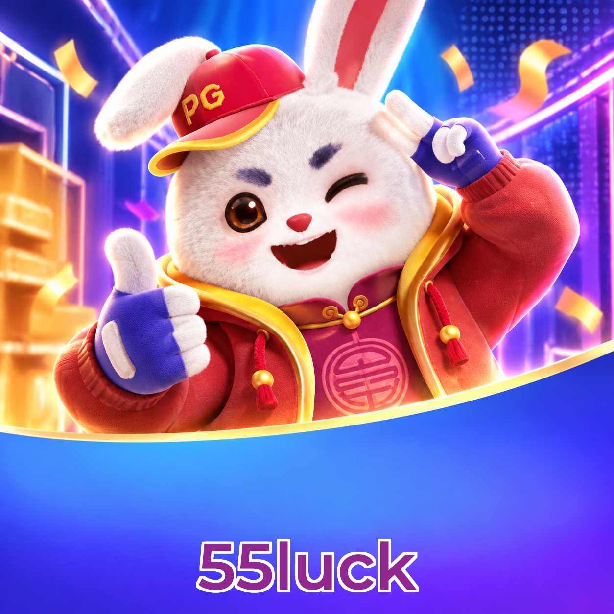 Central de download oficial da 55luck para Android e iOS